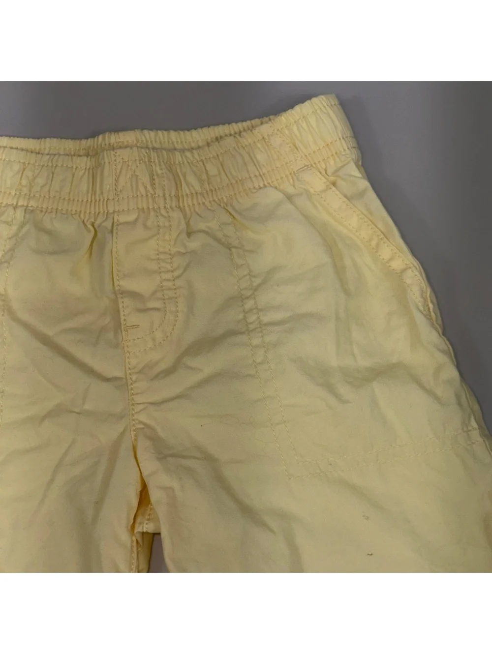 Carter’s Boys 4T Yellow Pull-On Bermuda Shorts